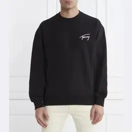 Tommy Hilfiger: Чёрная толстовка 