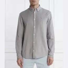 Tommy Hilfiger: Серая рубашка 