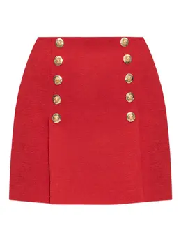 Balmain: Юбка из шерсти 