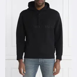 Emporio Armani: Чёрная толстовка 