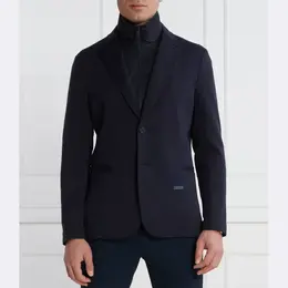 Armani Exchange: Синяя куртка 