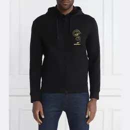 Emporio Armani: Чёрная толстовка 