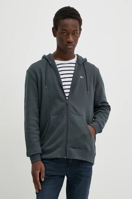 Tommy Jeans: Серая толстовка 