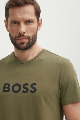 BOSS: Хлопковая футболка 