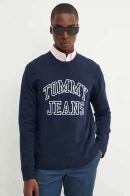 Tommy Jeans: Тёмный свитер 