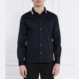 Armani Exchange: Синяя рубашка 