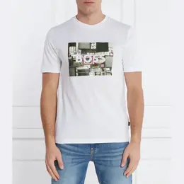 BOSS: Белая футболка 
