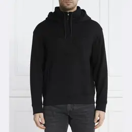 Emporio Armani: Чёрная толстовка 