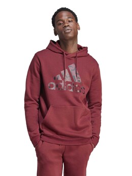 Adidas: Красная толстовка  Essentials