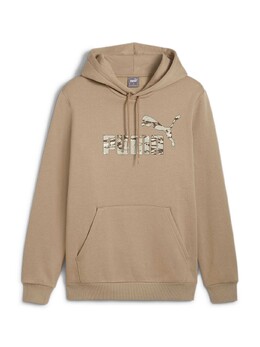 PUMA: Бежевая толстовка  Ess