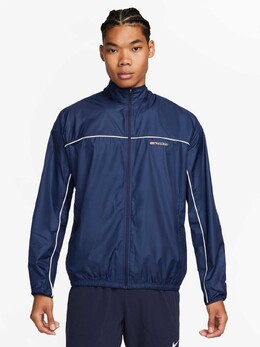 Nike: Синяя куртка  Club