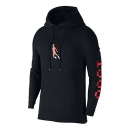 Nike: Чёрная толстовка  Air Jordan