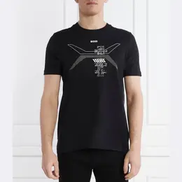 BOSS: Чёрная футболка 