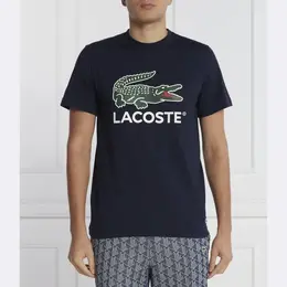 Lacoste: Синяя футболка 