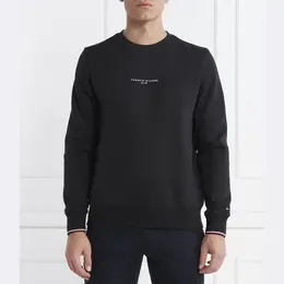 Tommy Hilfiger: Чёрная толстовка 