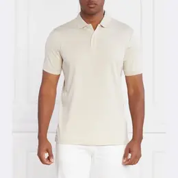 Calvin Klein: Бежевая рубашка 