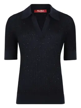 Max Mara: Синий топ 
