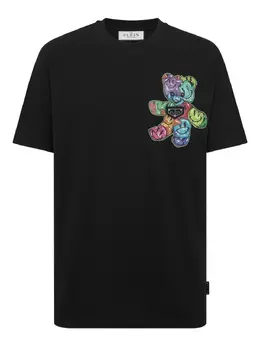 Philipp Plein: Чёрная футболка  Teddy