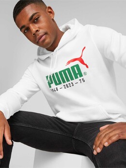 PUMA: Белая толстовка 