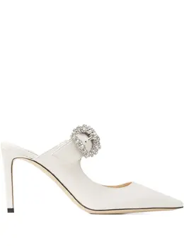 Jimmy Choo: Белые сабо 