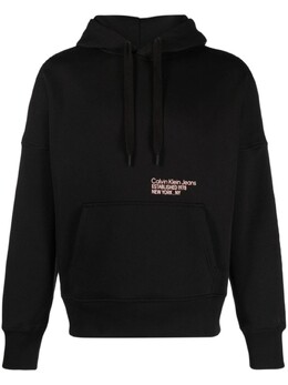 Calvin Klein Jeans: Чёрная толстовка 