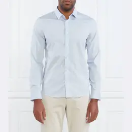Calvin Klein: Синяя рубашка 