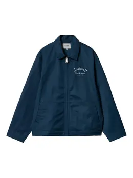 Carhartt WIP: Синяя куртка  Script