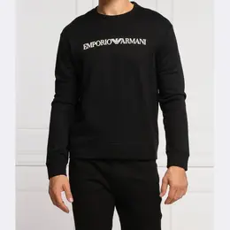 Emporio Armani: Чёрная толстовка 
