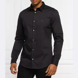 Emporio Armani: Синяя рубашка 