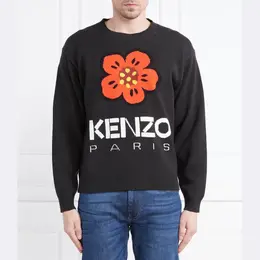 Kenzo: Чёрный свитер 