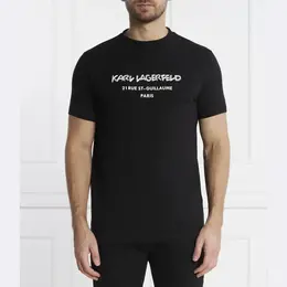 Karl Lagerfeld: Чёрная футболка 