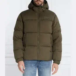 Tommy Hilfiger: Пуховик с капюшоном 