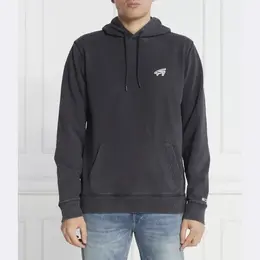 Tommy Hilfiger: Чёрная толстовка 