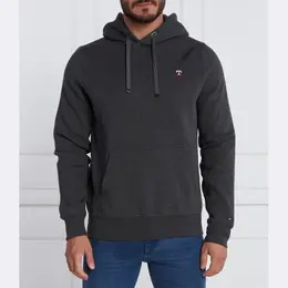 Tommy Hilfiger: Чёрная толстовка 