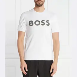 BOSS: Белая футболка 