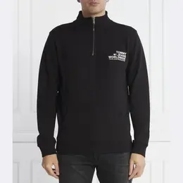 Tommy Hilfiger: Чёрная толстовка 