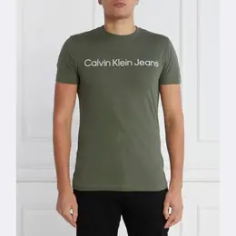 Calvin Klein: Зелёная футболка 