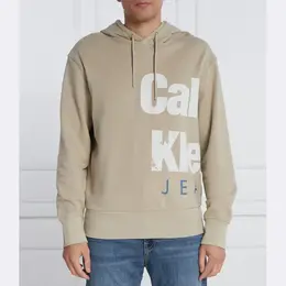 Calvin Klein: Бежевая толстовка 