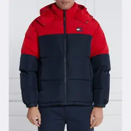 Tommy Hilfiger: Синий пуховик 