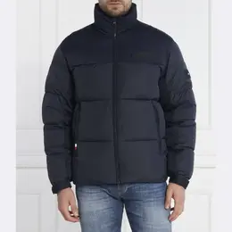 Tommy Hilfiger: Синий пуховик 