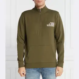 Tommy Hilfiger: Зелёная толстовка 