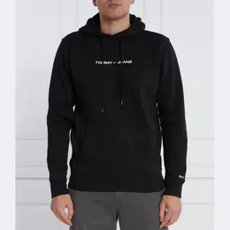 Tommy Hilfiger: Чёрная толстовка 