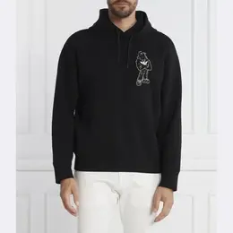 Emporio Armani: Чёрная толстовка 