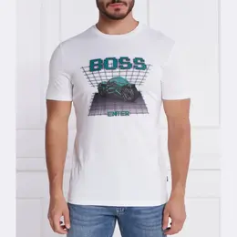 BOSS: Белая футболка 