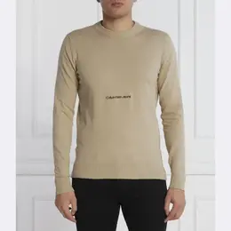 Calvin Klein: Бежевый свитер 