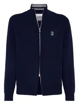 Brunello Cucinelli: Синий кардиган 