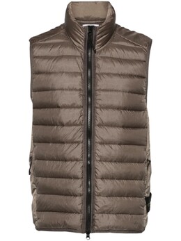 Stone Island: Стёганый жилет  Compass