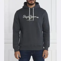 Pepe Jeans London: Чёрная толстовка 