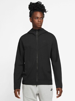 Nike: Чёрная толстовка  Tech