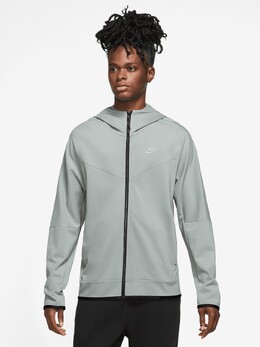 Nike: Зелёная толстовка  Tech